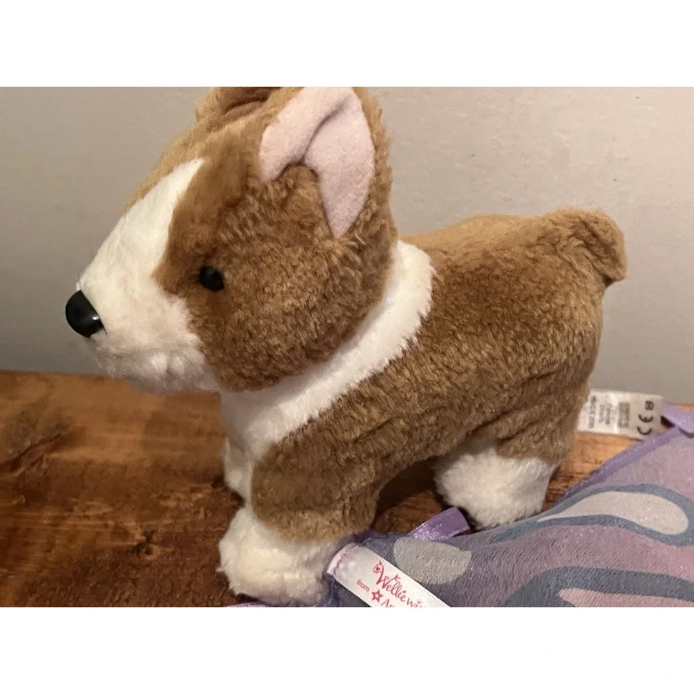American Girl Willie Wishers Dress Up Dog Corgi Lot Accessories